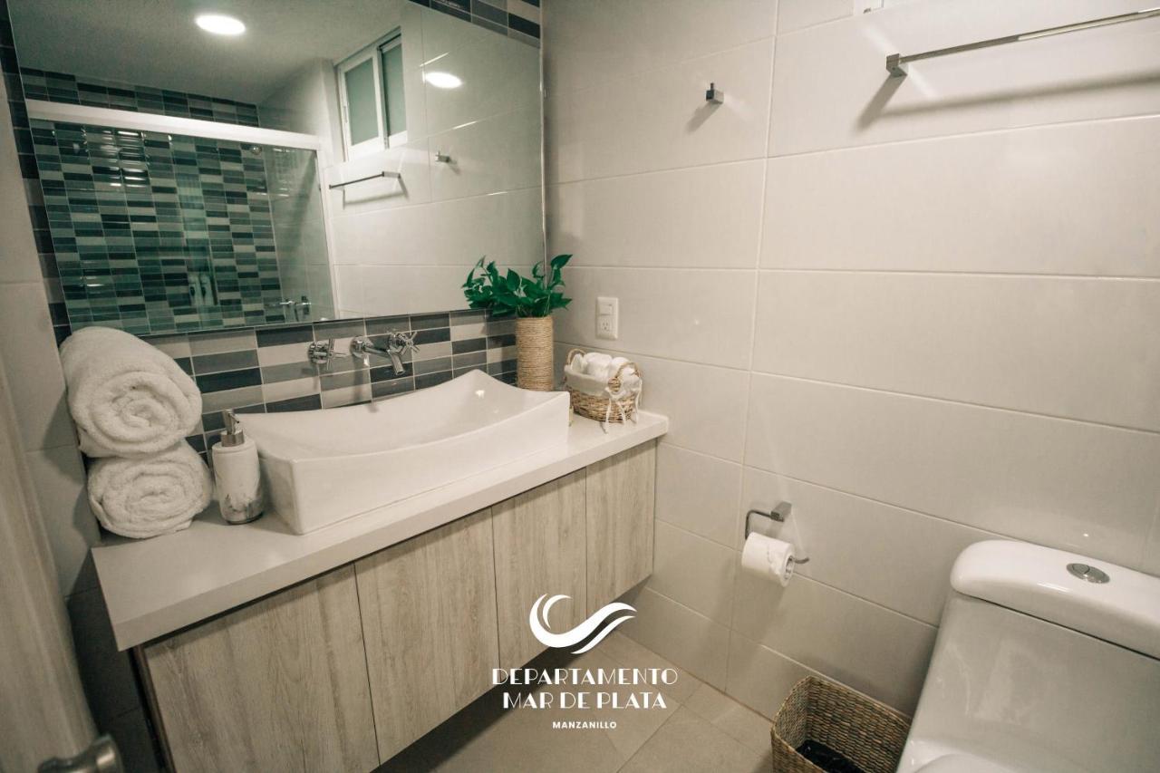 Hermoso Departamento Nuevo A 50 Metros De Playa!! Manzanillo Dış mekan fotoğraf