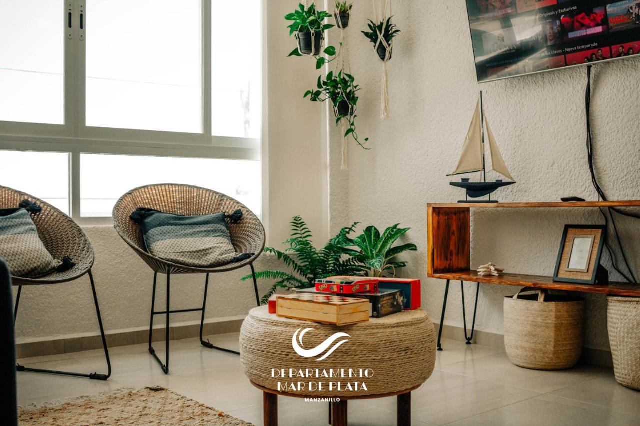 Hermoso Departamento Nuevo A 50 Metros De Playa!! Manzanillo Dış mekan fotoğraf