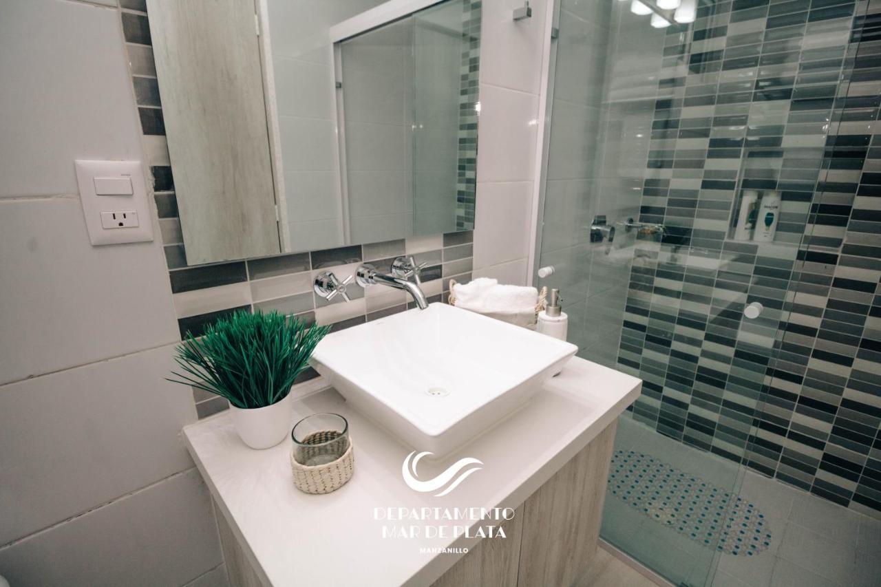 Hermoso Departamento Nuevo A 50 Metros De Playa!! Manzanillo Dış mekan fotoğraf