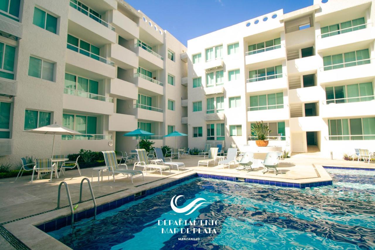 Hermoso Departamento Nuevo A 50 Metros De Playa!! Manzanillo Dış mekan fotoğraf