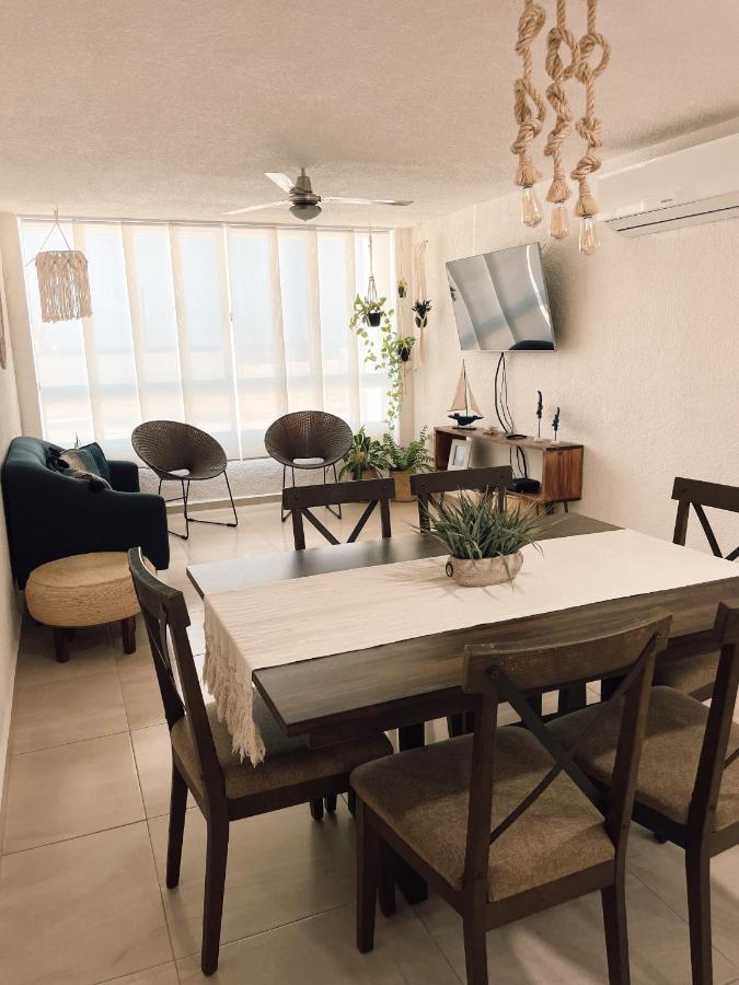 Hermoso Departamento Nuevo A 50 Metros De Playa!! Manzanillo Dış mekan fotoğraf